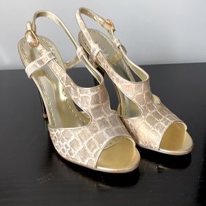 Beautiful pony hair BCBGirls sandals!